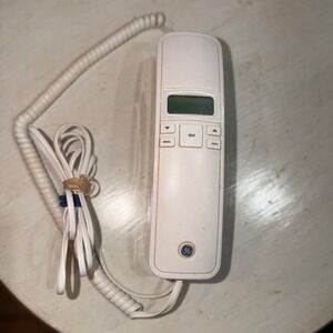 GE 29281GE1-A Slimline Corded Wall‎ Mountable Telephone with LCD Display White